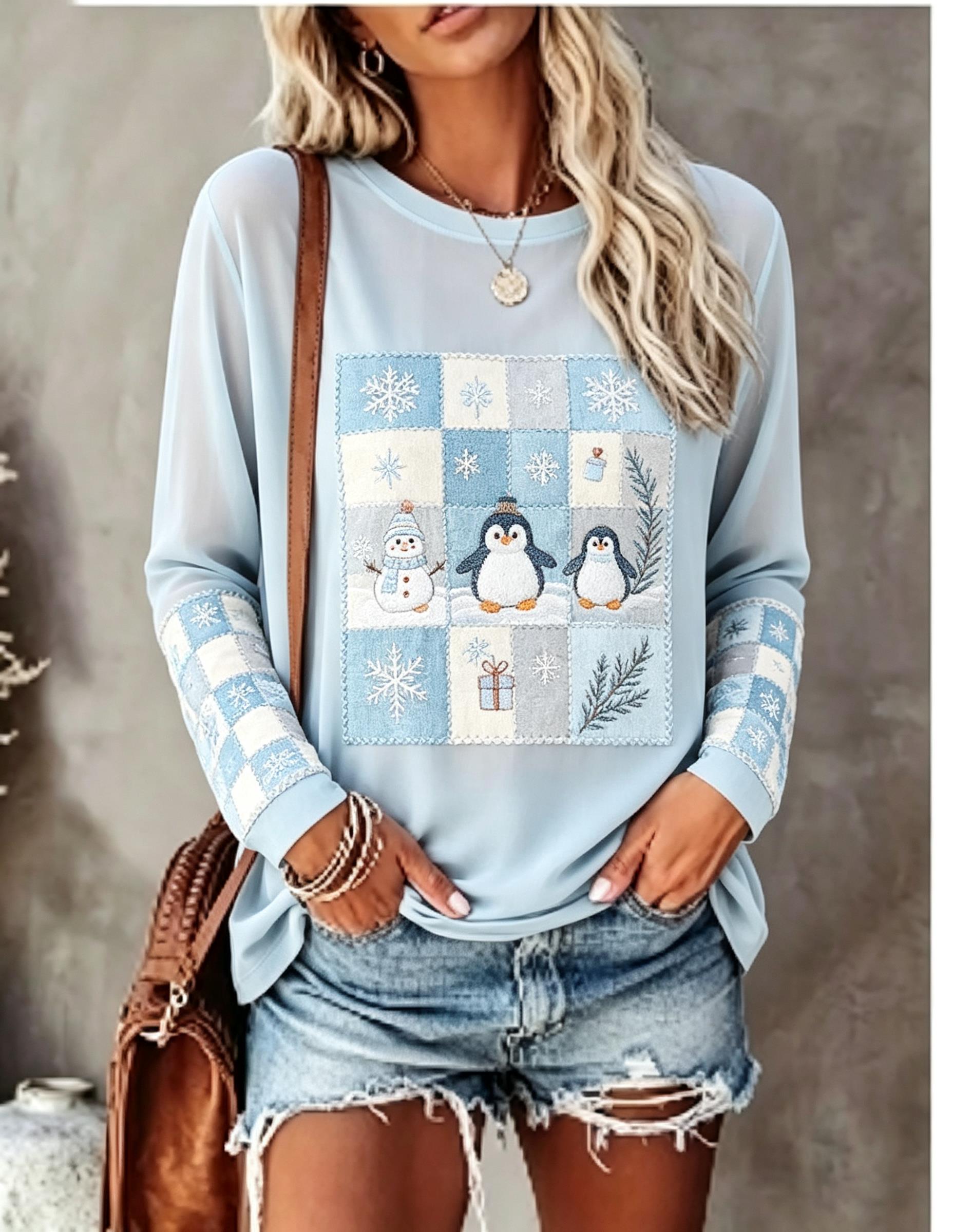 Wallpaper - Women Long Sleeve T Shirt Fox