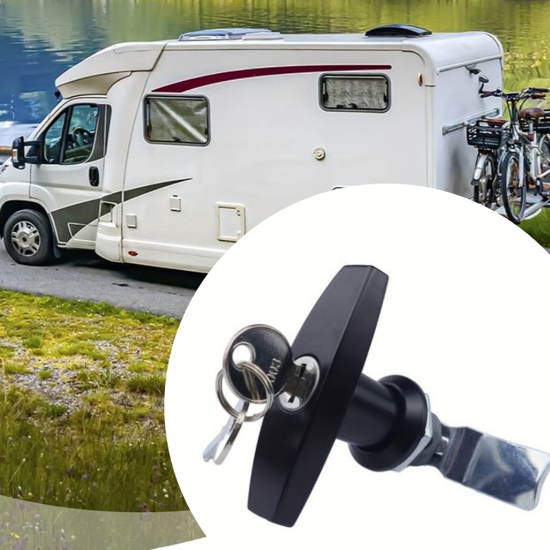 Door Handle - Motorhome RV MS324-1-2T Handle Lock Air
