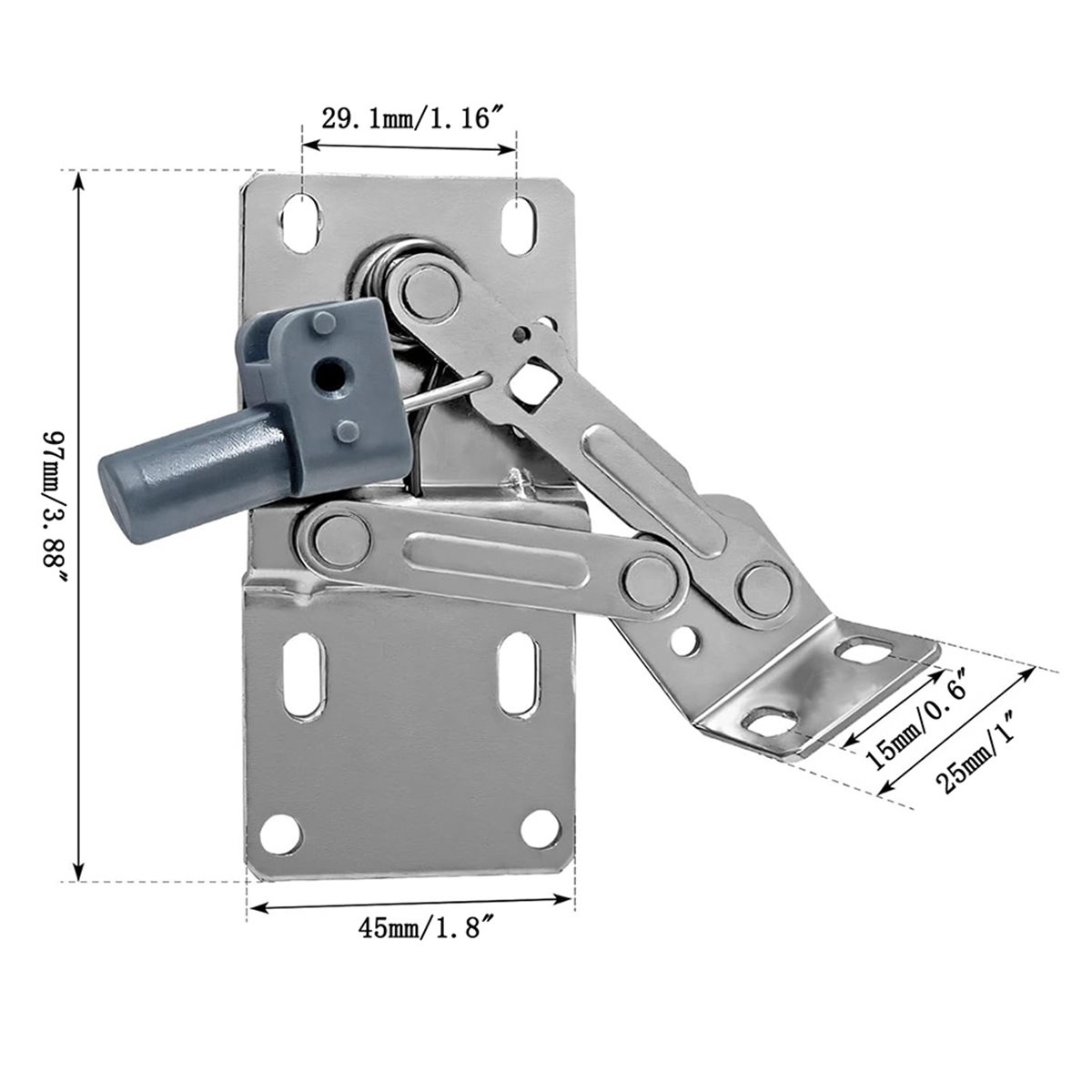 (A02R] 2Pcs 45 Degree Cabinet  - Cabinet Hinges recension och pris