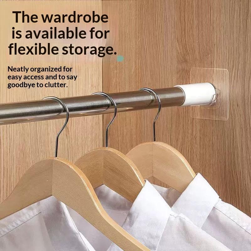 No Drill Transparent Self Adhe - Curtain Rods recension och pris