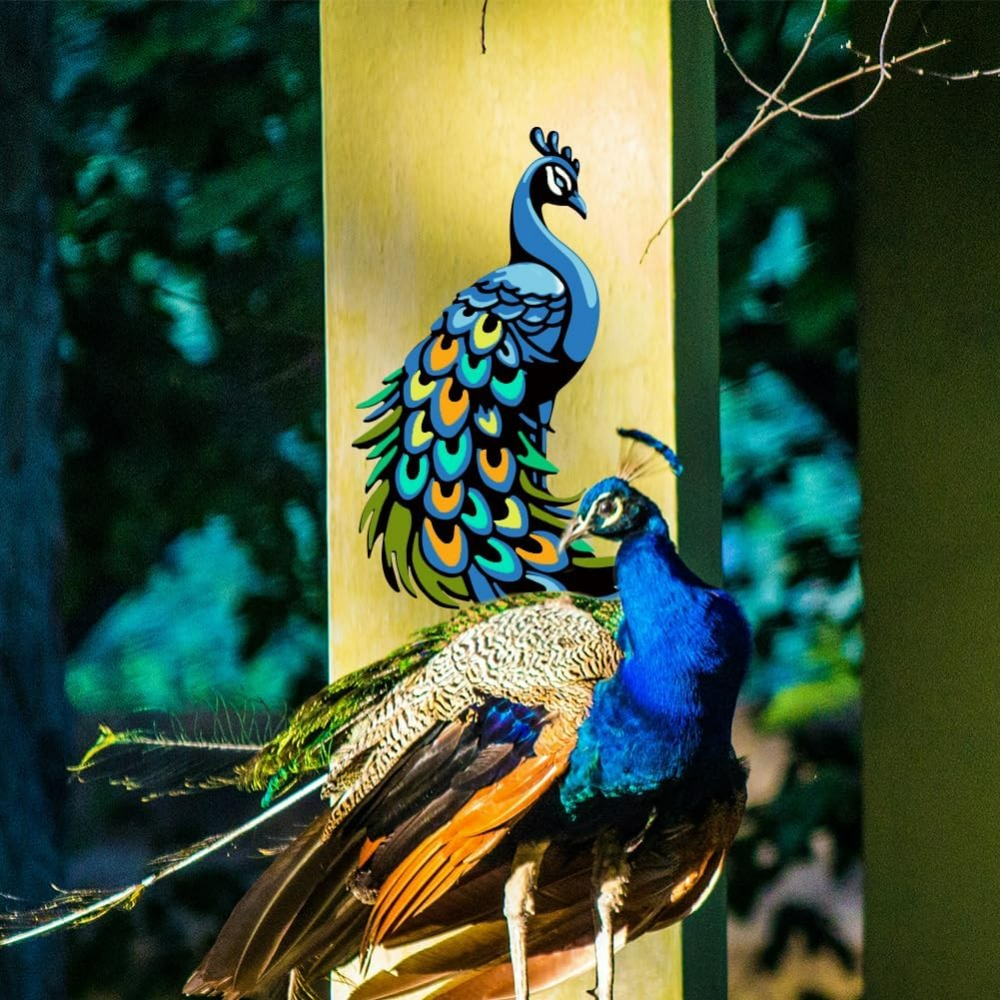 3Pcs Layered Peacock Stencils  - Paint Brush recension och pris