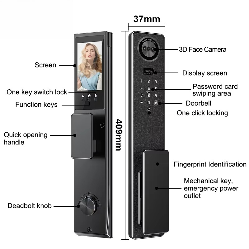 Tuya WiFi Smart Door Lock, Hom - Door Lock recension och pris