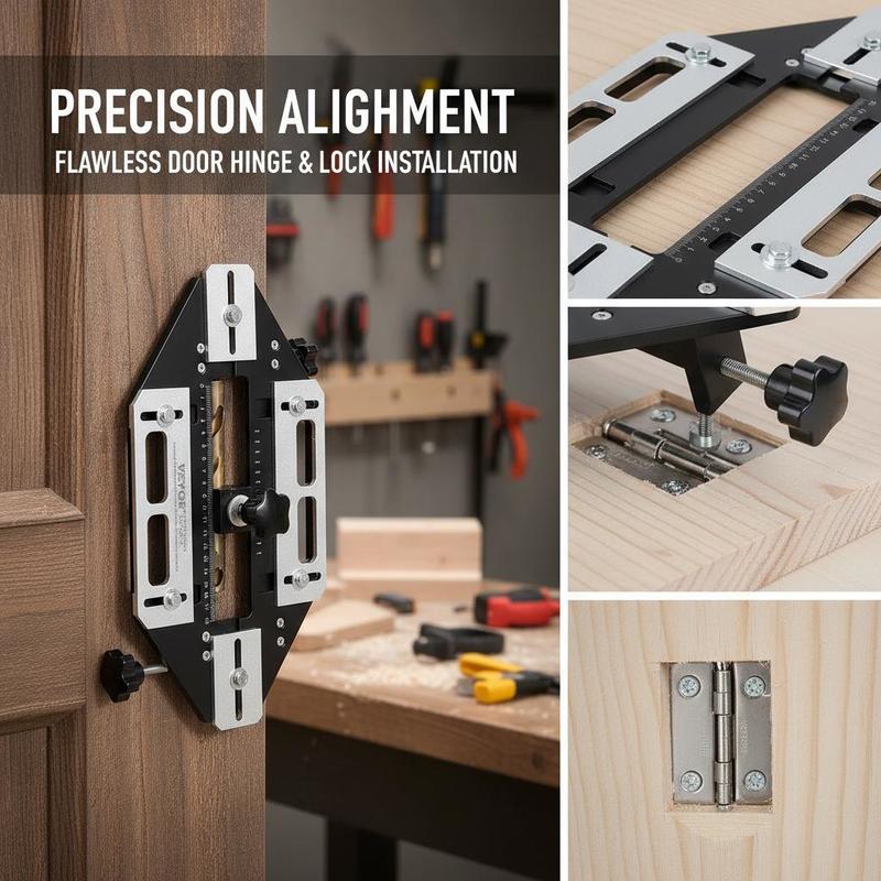 Aluminum Alloy Mortise Templat - Door Lock recension och pris