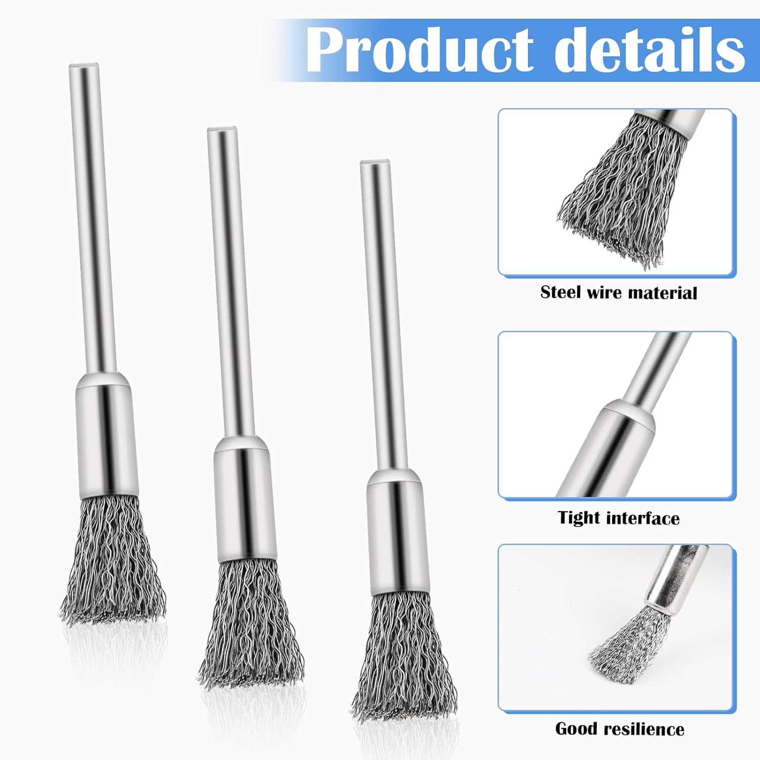 Steel Cleaning End Brushes Pen - Paint Brush recension och pris