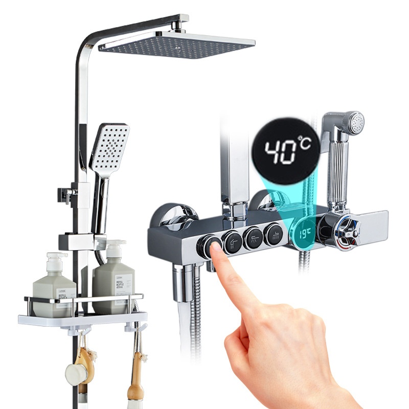 Luxury Silver Led Digital Disp - Faucet recension och pris