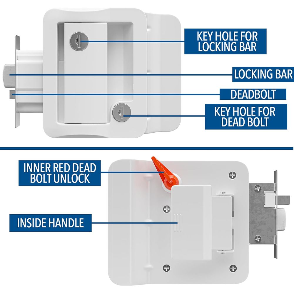 RV Door Lock Replacement with  - Door Lock recension och pris