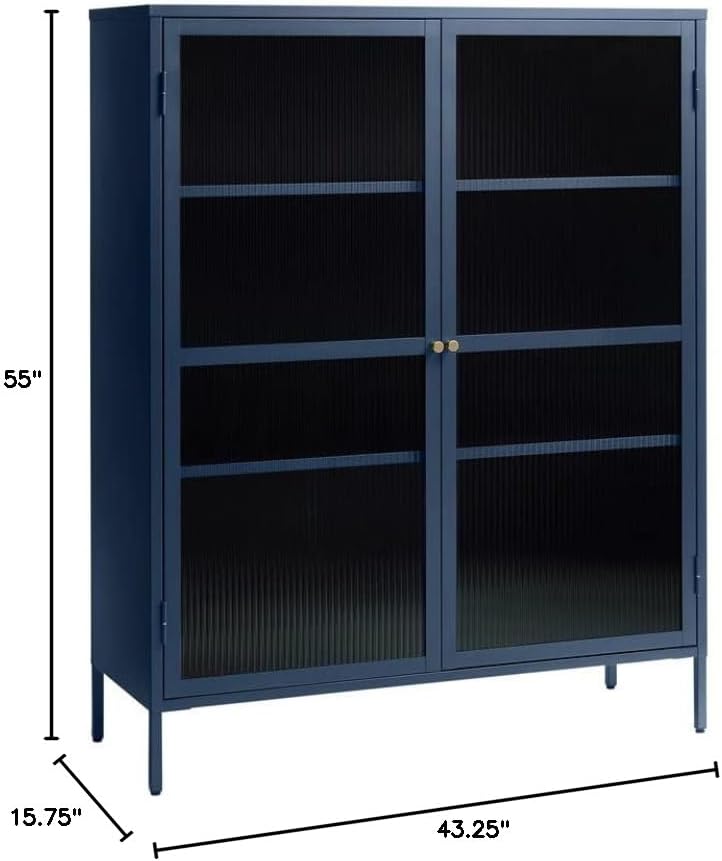 #￥Modern Steel Display Cabinet - Cabinet Hinges recension och pris