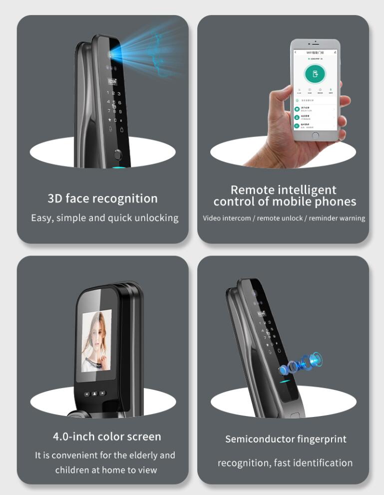 Tuya Fully Automatic Smart Doo - Door Lock recension och pris
