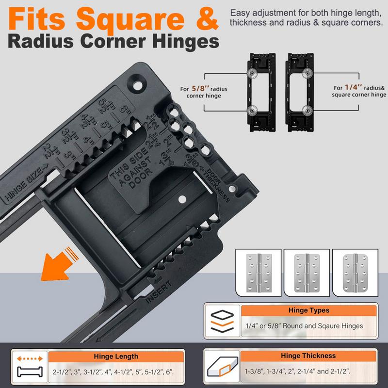 Hinge Jig Metal Adjustable Dri - Cabinet Hinges recension och pris