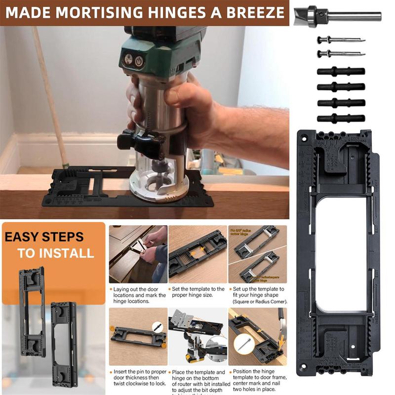 Hinge Jig Metal Adjustable Dri - Cabinet Hinges recension och pris