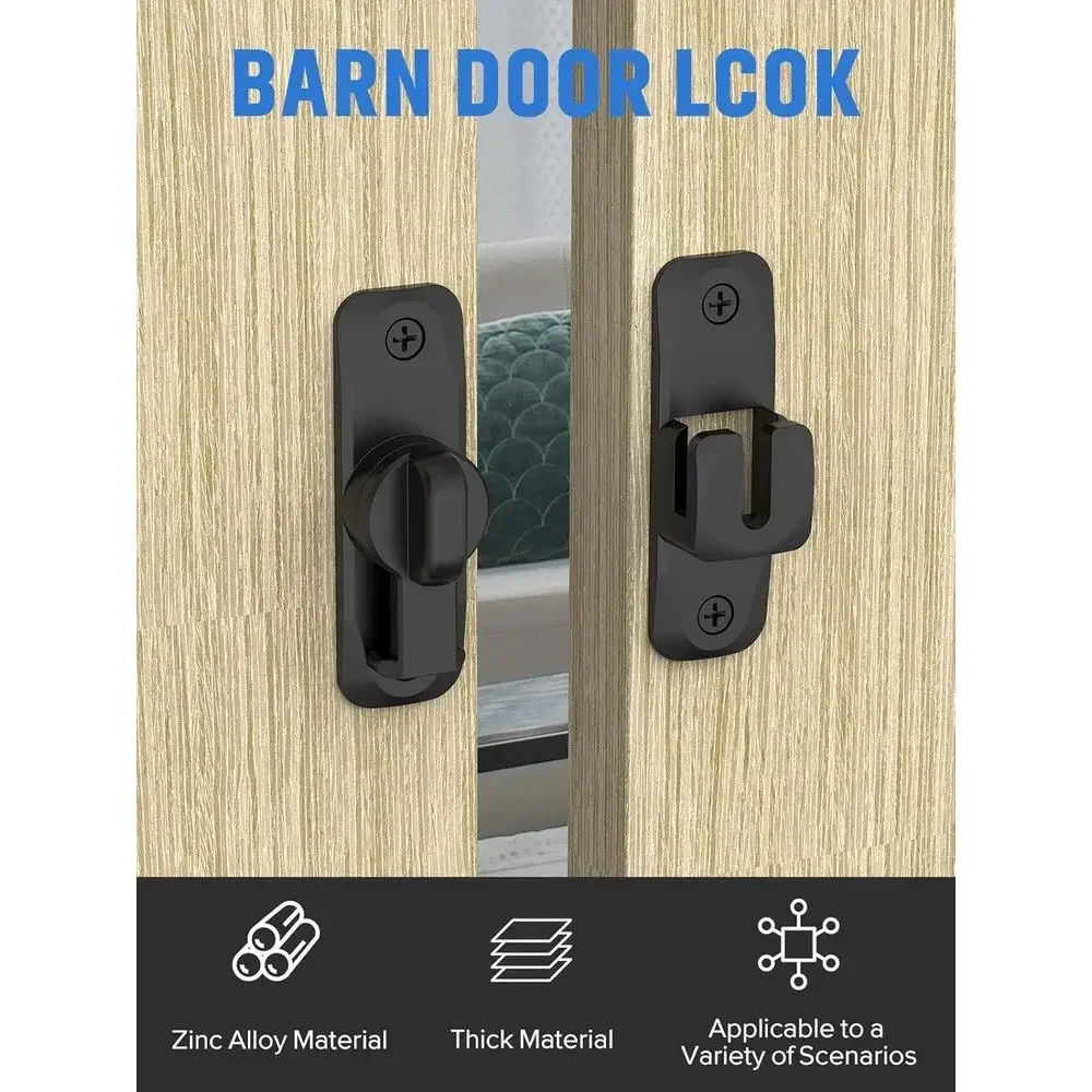 90/180 Degree Flip Barn Door L - Door Lock recension och pris
