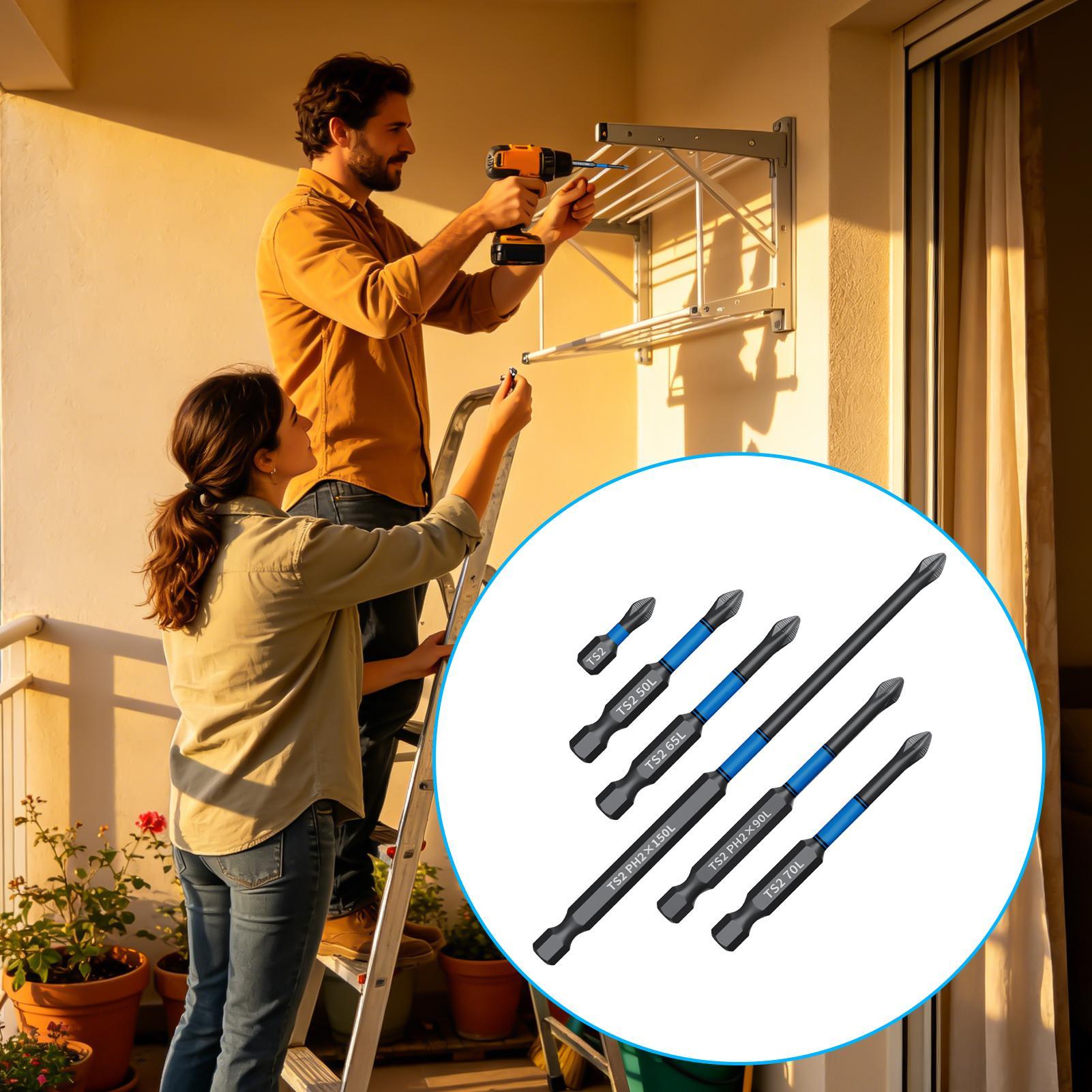 Drill Screwdriver Bit Set 6-Pi - Drill Bits recension och pris