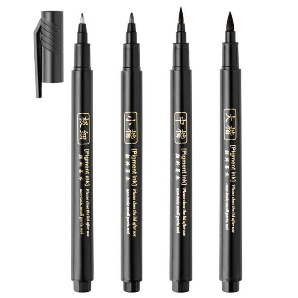 4pc Brush Pen Calligraphy Pen  - Paint Brush recension och pris