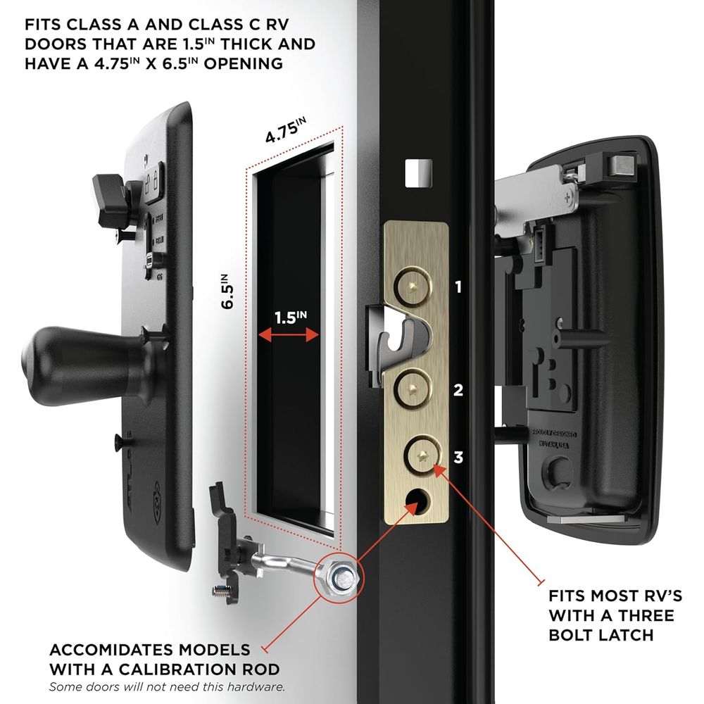 Atlas RV Door Lock for Class A - Door Lock recension och pris