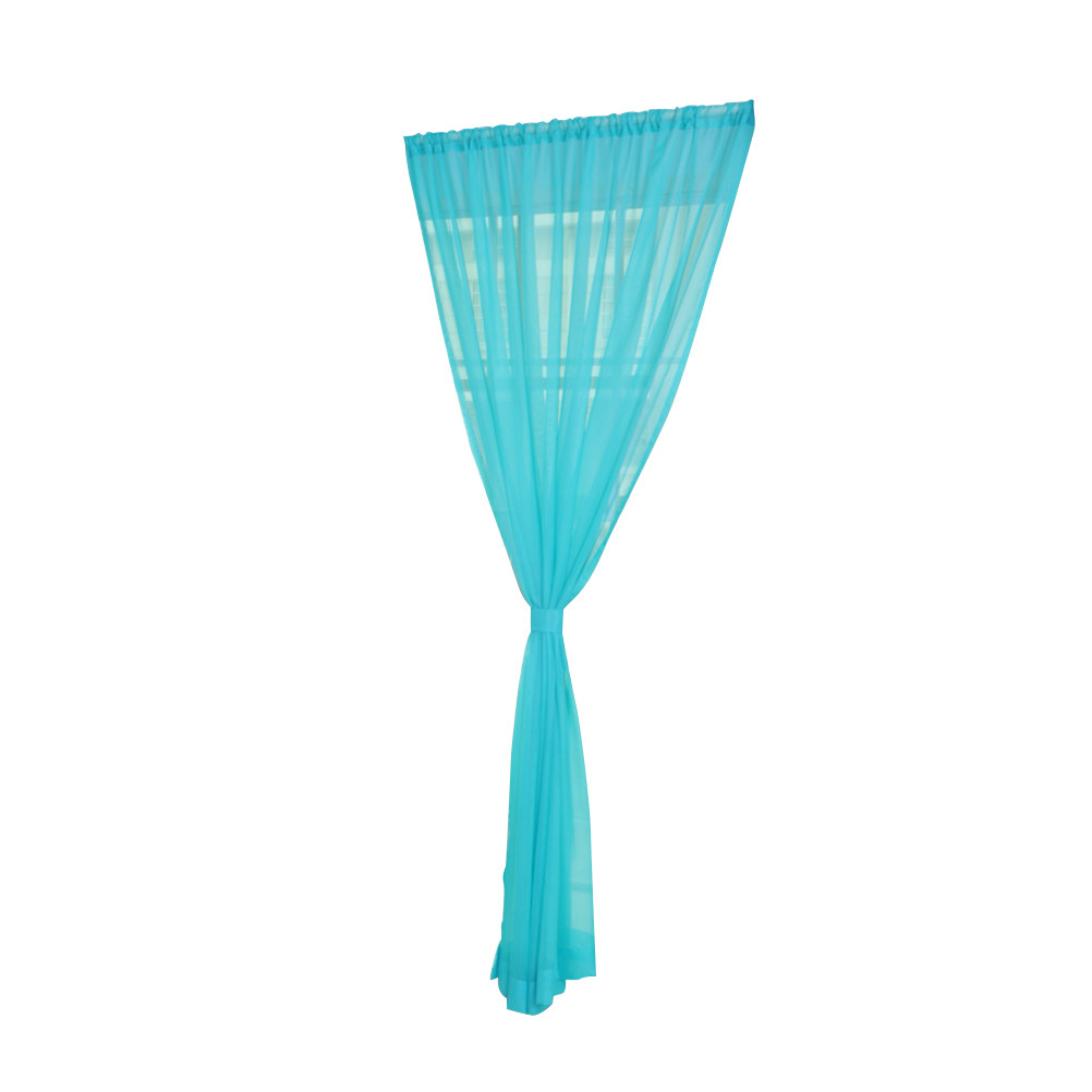 Transparent Voile Window Sheer - Curtain Rods recension och pris