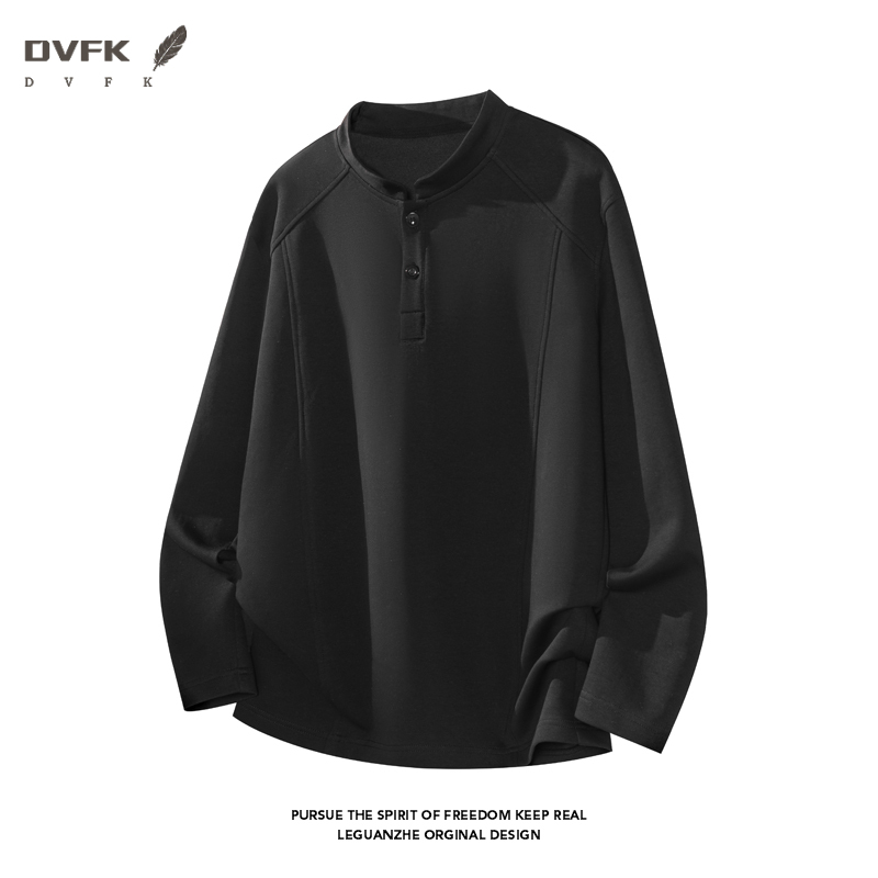 Men Raglan Sleeve Henley Long  - Wallpaper recension och pris
