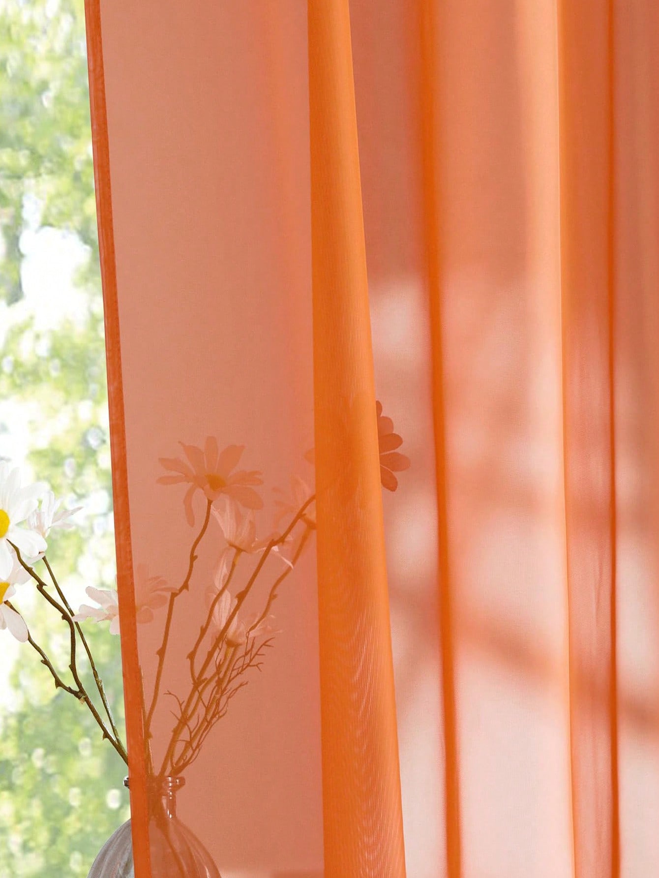 1pc Elegant Transparent Orange - Curtain Rods recension och pris
