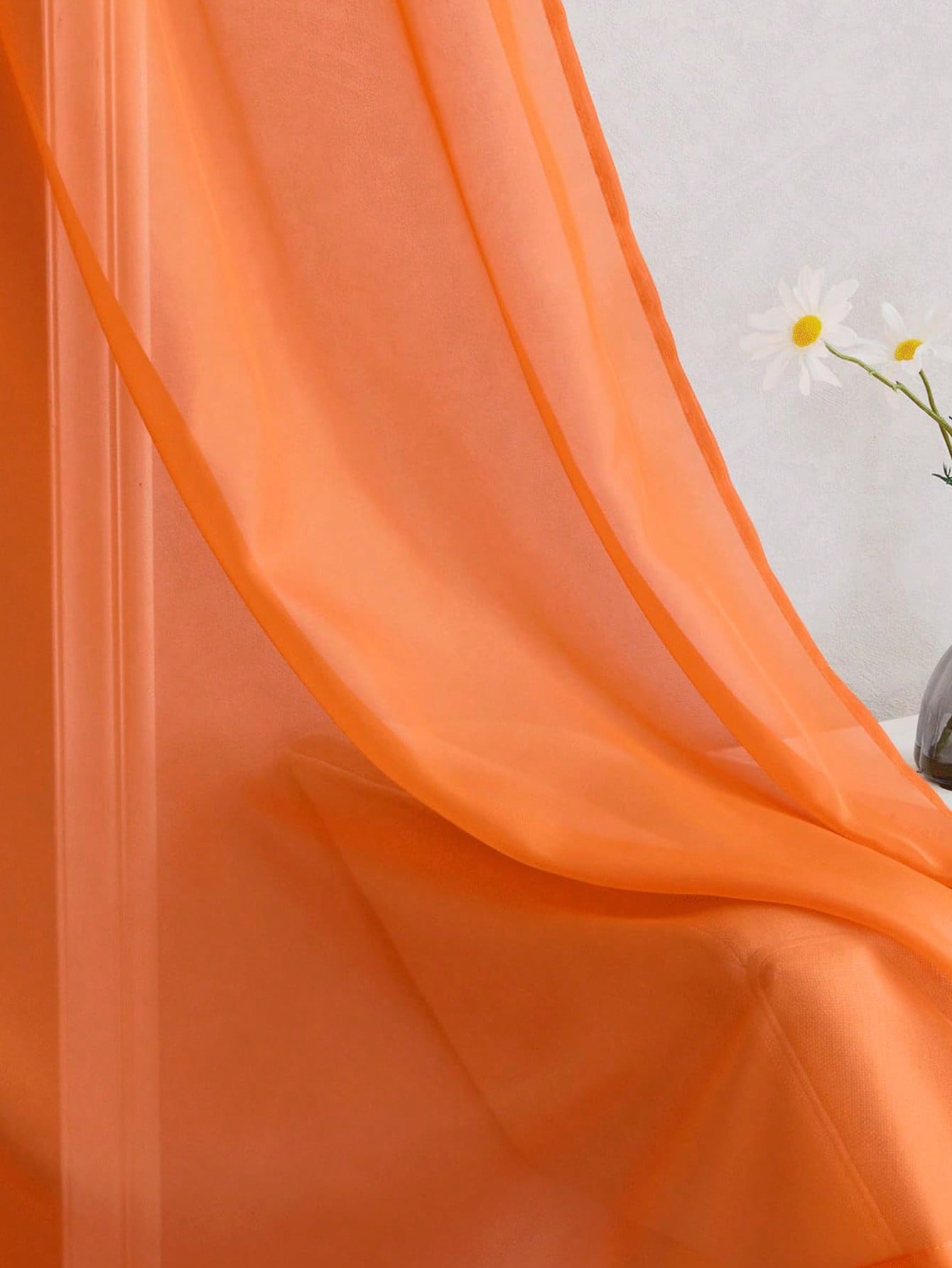 1pc Elegant Transparent Orange - Curtain Rods recension och pris