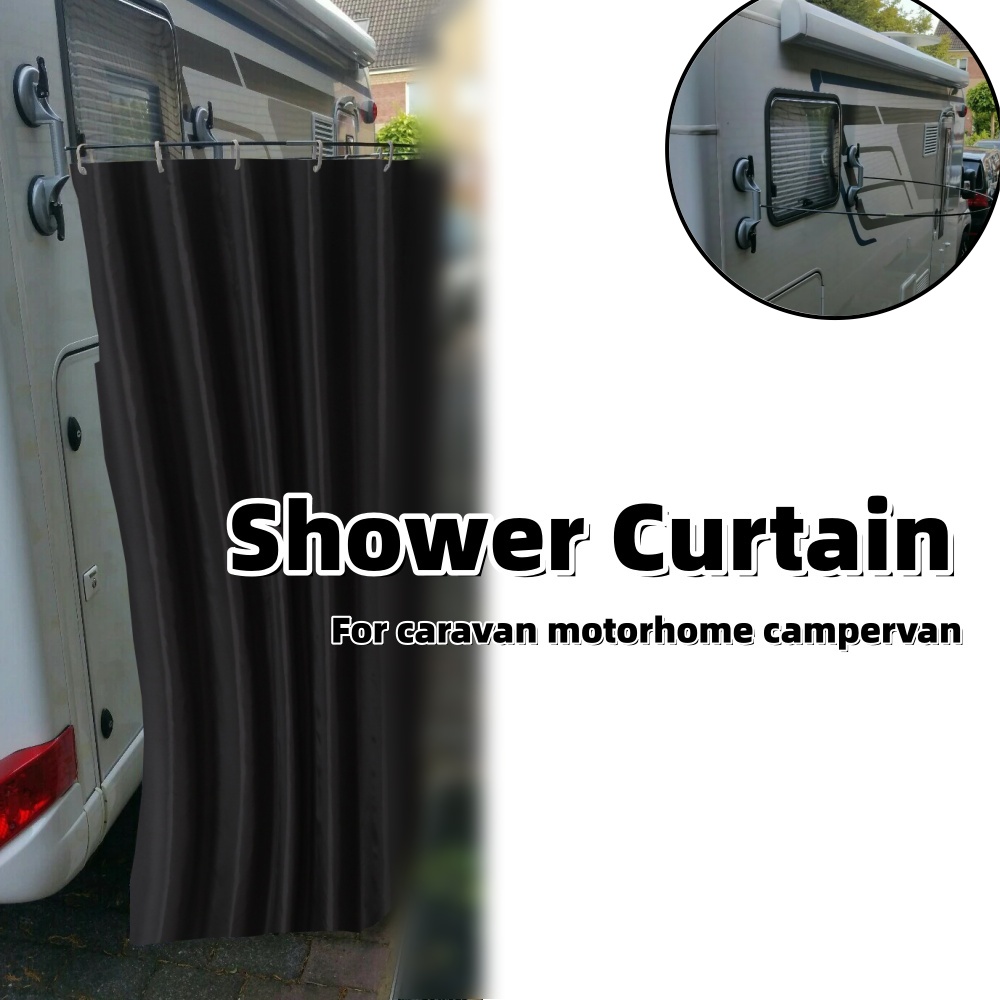 Outdoor Camping Shower Curtain - Curtain Rods recension och pris
