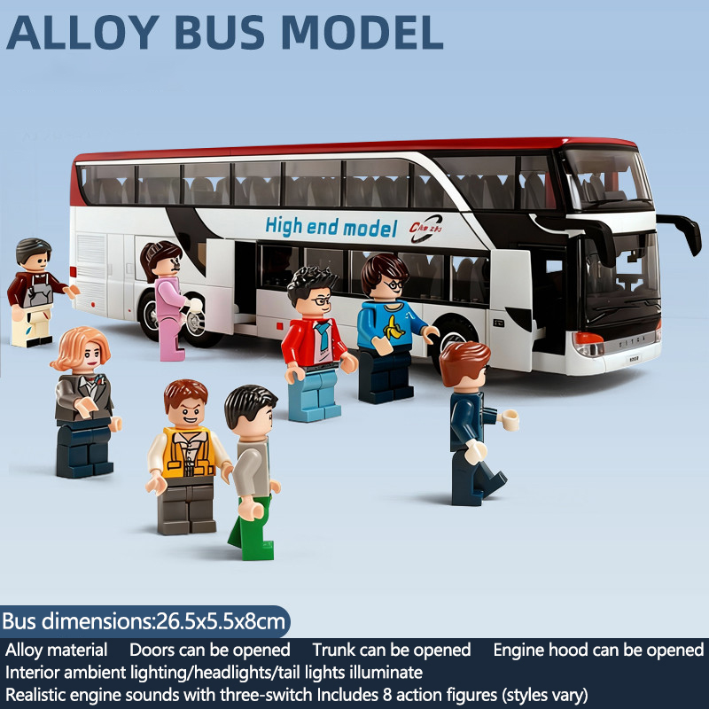 Alloy Bus Model with Lights &  - Light Switch recension och pris