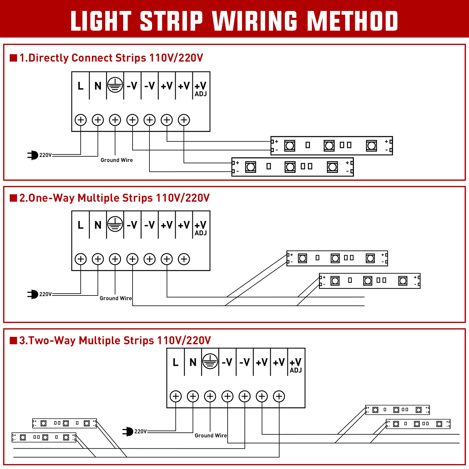 Nilight AC 110V/220V to DC 12V - Light Switch recension och pris