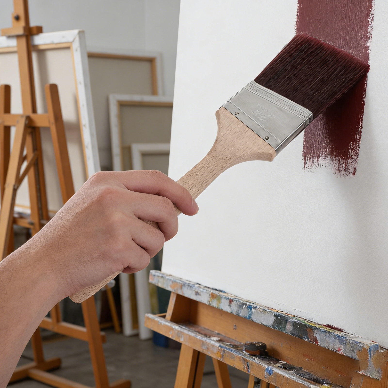 Flat Angle Paint Brush Latex I - Home Improvement Fence recension och pris