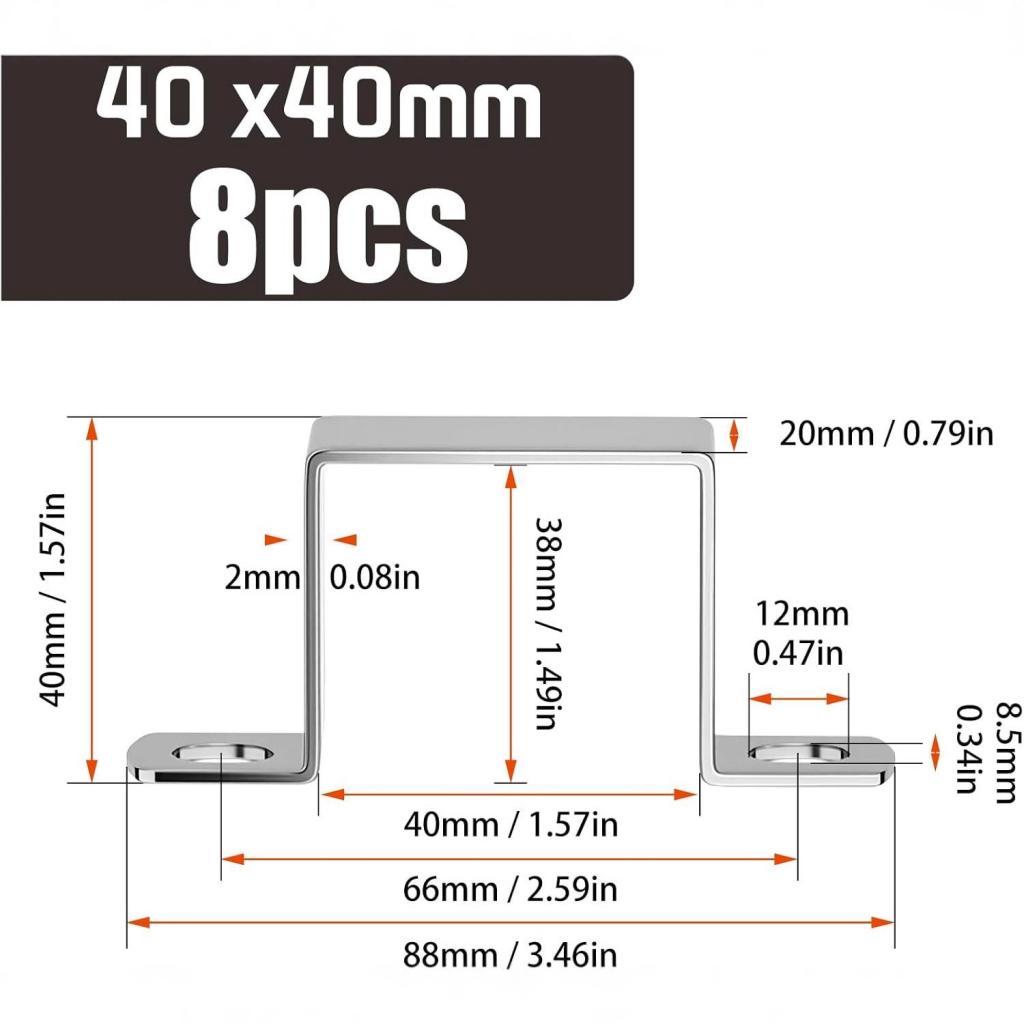 Stainless Steel Square Tube Br - Home Improvement Fence recension och pris